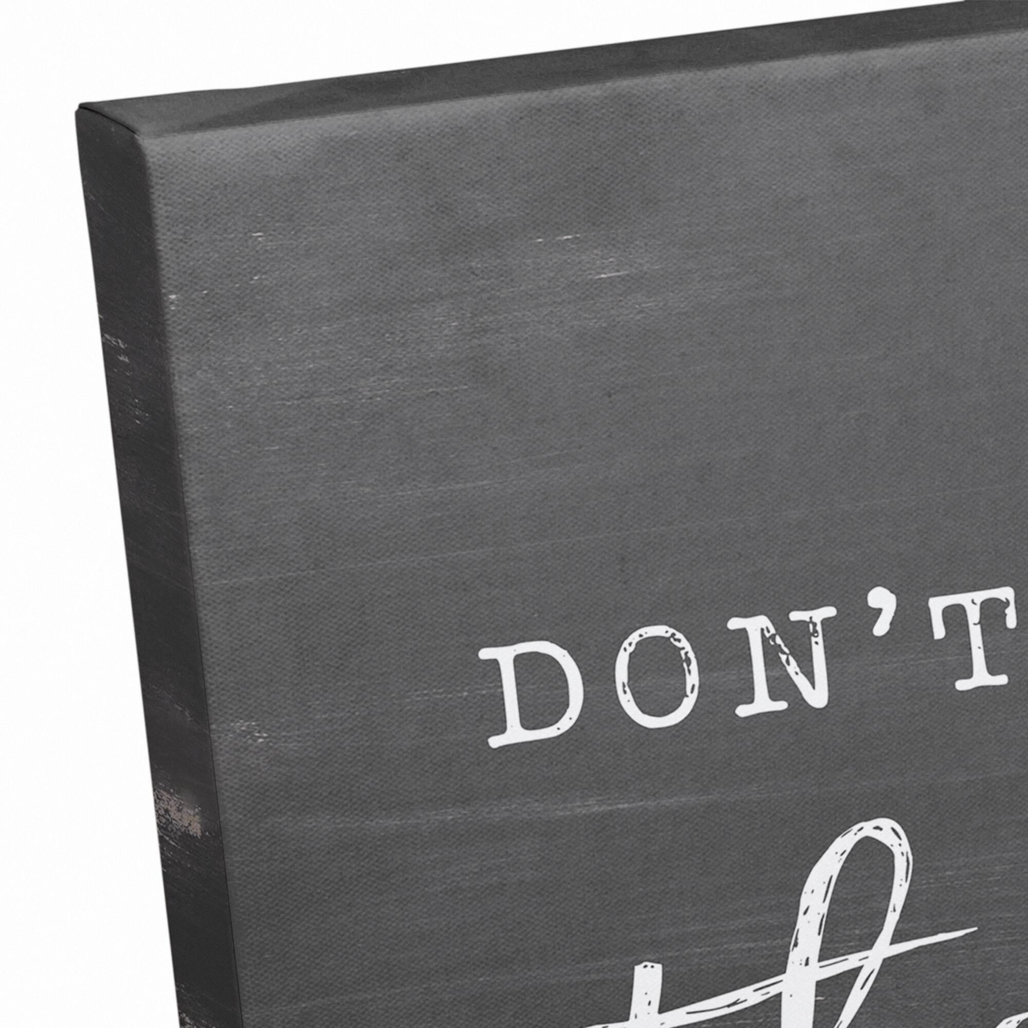 Cat Doesn't Like Us Either Canvas Wall Art